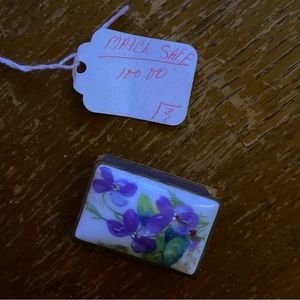 Antique Ceramic Matchbox